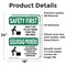 Signmission Safety Culture Sign, 18 in Width, Vinyl Decal, Rectangle, Bilingual OS-2PACK-SF-D-1824-L-10768 - alternate 2